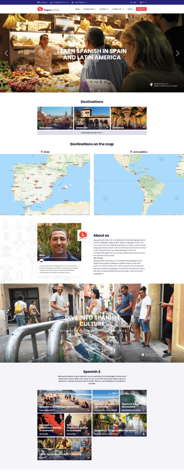 Sample image of site